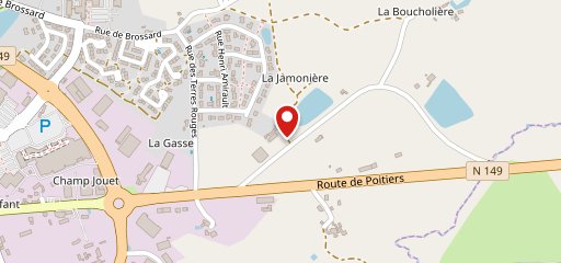 Auberge de la Boucholière sur la carte