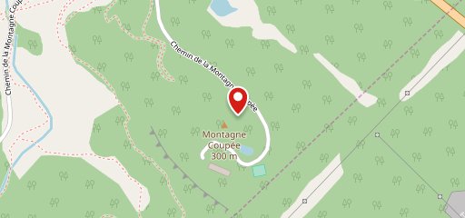 Auberge de la Montagne Coupee sur la carte