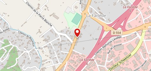 Auberge La Pierre Blanche sur la carte