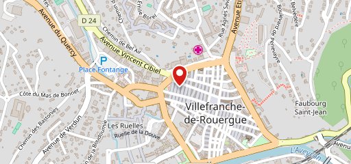 Auberge de la Poste sur la carte