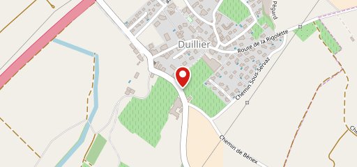 Auberge de Duillier sur la carte