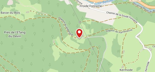 Ferme Auberge de Montagne Kébespré Lapoutroie sur la carte