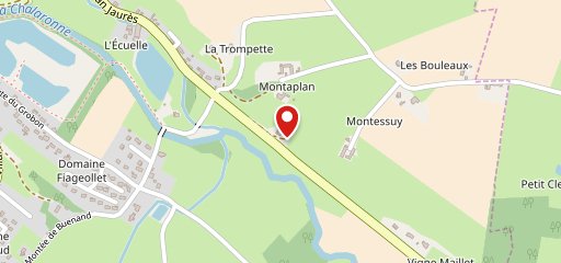 Auberge de Montessuy sur la carte