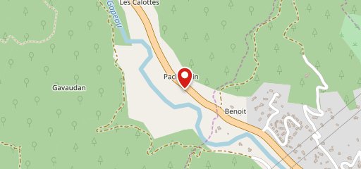 Auberge de Pachoquin sur la carte