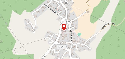 L'Auberge de Quintal sur la carte