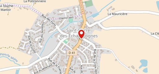 auberge saint pierre sur la carte