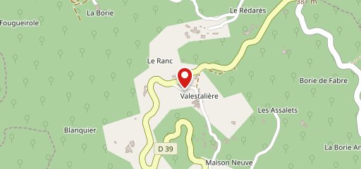 Auberge de Valestalière sur la carte