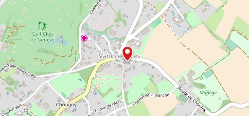 Auberge de Vandoeuvres sur la carte