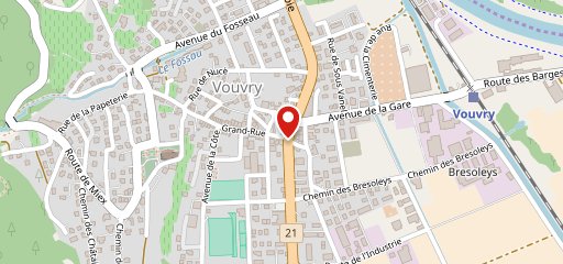 Restaurant Auberge de Vouvry sur la carte