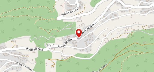 Auberge des Alpes sur la carte