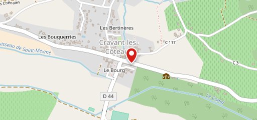 L'Auberge des Côteaux sur la carte