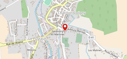 Auberge du Cheval Rouge sur la carte