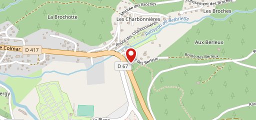 Auberge du Lac sur la carte