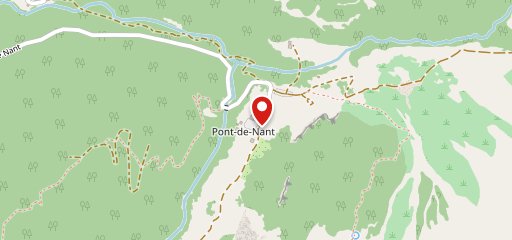 Auberge communale de Pont-de-Nant sur la carte