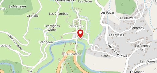 Auberge du Retourtour sur la carte