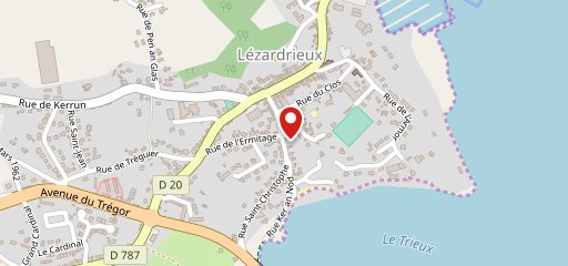 Auberge du Trieux sur la carte