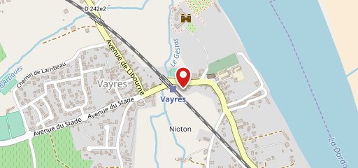 Restaurant Lune Vayres sur la carte