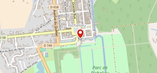 Auberge Le Cardinal Richelieu sur la carte