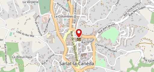 Auberge Le Mirandol Sarlat la Canéda sur la carte