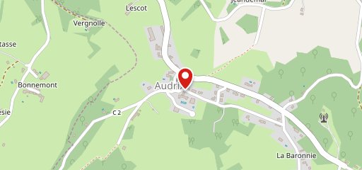 Auberge Médiévale Audrix sur la carte