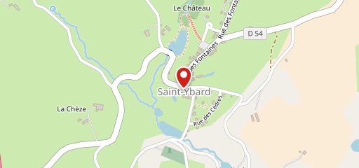 Restaurant st roch sur la carte