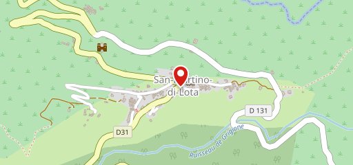 Auberge U San Martinu sur la carte