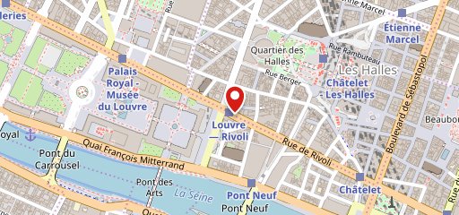 Café Auguste Rivoli sur la carte