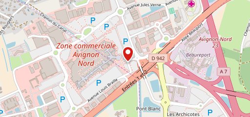 Aushopping Avignon Nord на карте