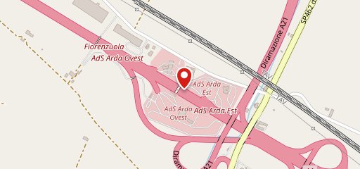 Autogrill Arda Est sur la carte