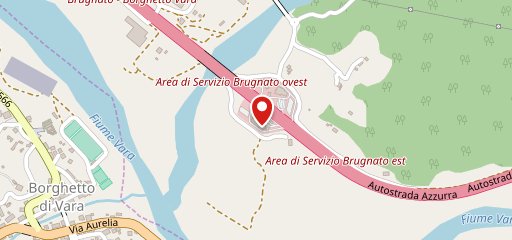 Autogrill Brugnato Ovest sulla mappa