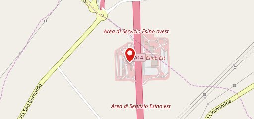 Autogrill Esino Ovest sur la carte