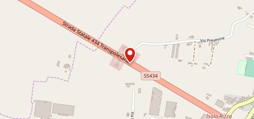 Autogrill Isola Rizza sulla mappa