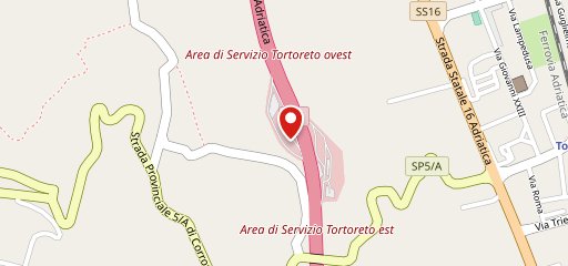 Autogrill Tortoreto sulla mappa