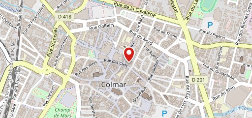 Aux Armes de Colmar sur la carte