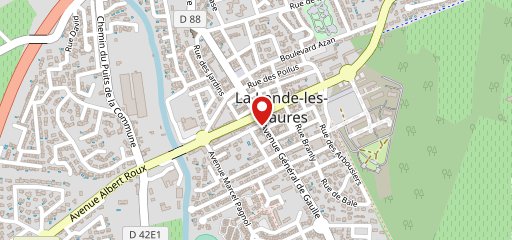 Le fournil du centre sur la carte