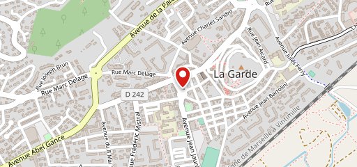 Royal kebab la garde sur la carte