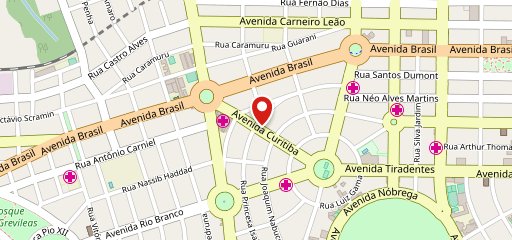 Avenida Grill no mapa