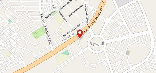 Bab Touma sur la carte