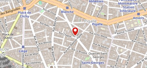 B.A.BA Pigalle sur la carte