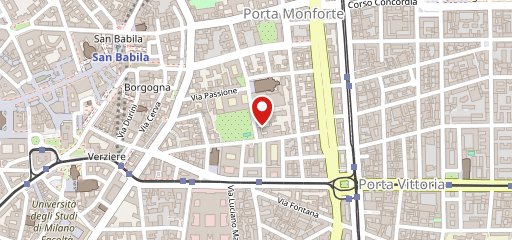 Babila Hostel & Bistrot sulla mappa