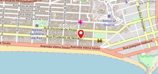 Badalado ipanema no mapa