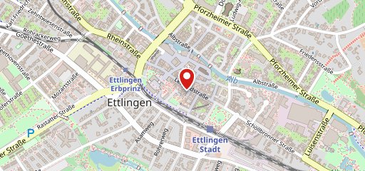 Badischer Hof Ettlingen sur la carte