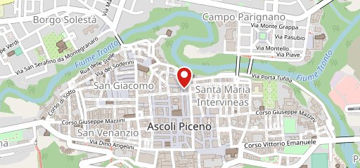 Bagaria American Food Ascoli sulla mappa