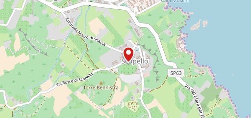 Hotel Baglio di Scopello & Restaurant - Riserva dello Zingaro mare sulla mappa