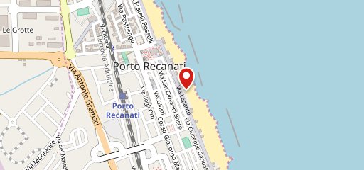 Bagni 27 Porto Recanati sur la carte