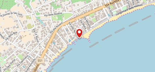 Bagni Ponterosso sulla mappa