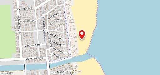 Marfisa Beach restaurant sulla mappa