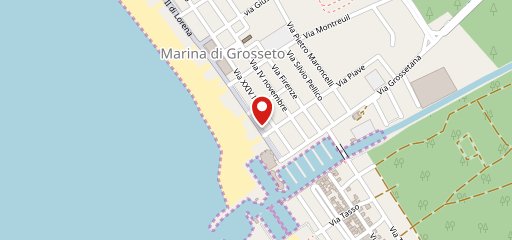 Bagno Rosmarina Marina di Grosseto sulla mappa