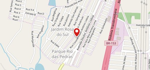 Bahia Chopp no mapa