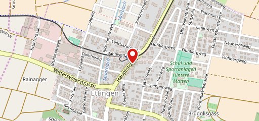 Bahnhofrestaurant Ettingen sulla mappa